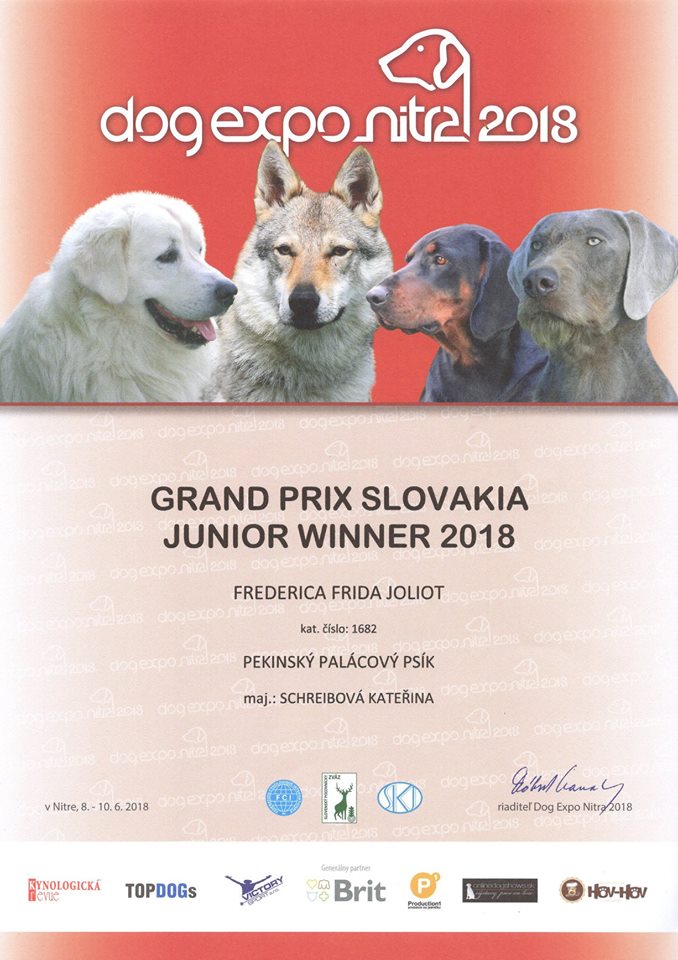 Grand Prix Slovakia Junior Winner - Frederica Frida Joliot