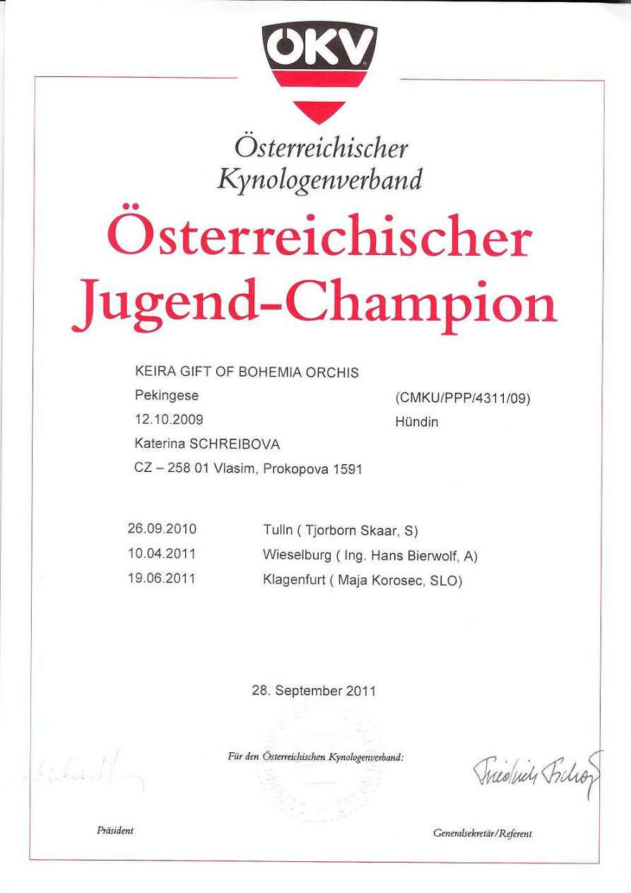 Oesterreichischer Jugend-Champion